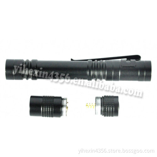 Poket Clip Military Mini LED Flashlight